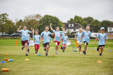 Picture of All Stars children running